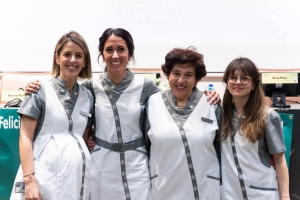 Maite San Miguel Arregui, Itziar Luquin Iturmendi, Ana Isabel Elizalde e Inés Marco Gómez